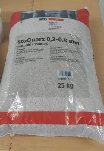 Material de presărare StoQuarz, 0,3-0,8  mm, 25 kg