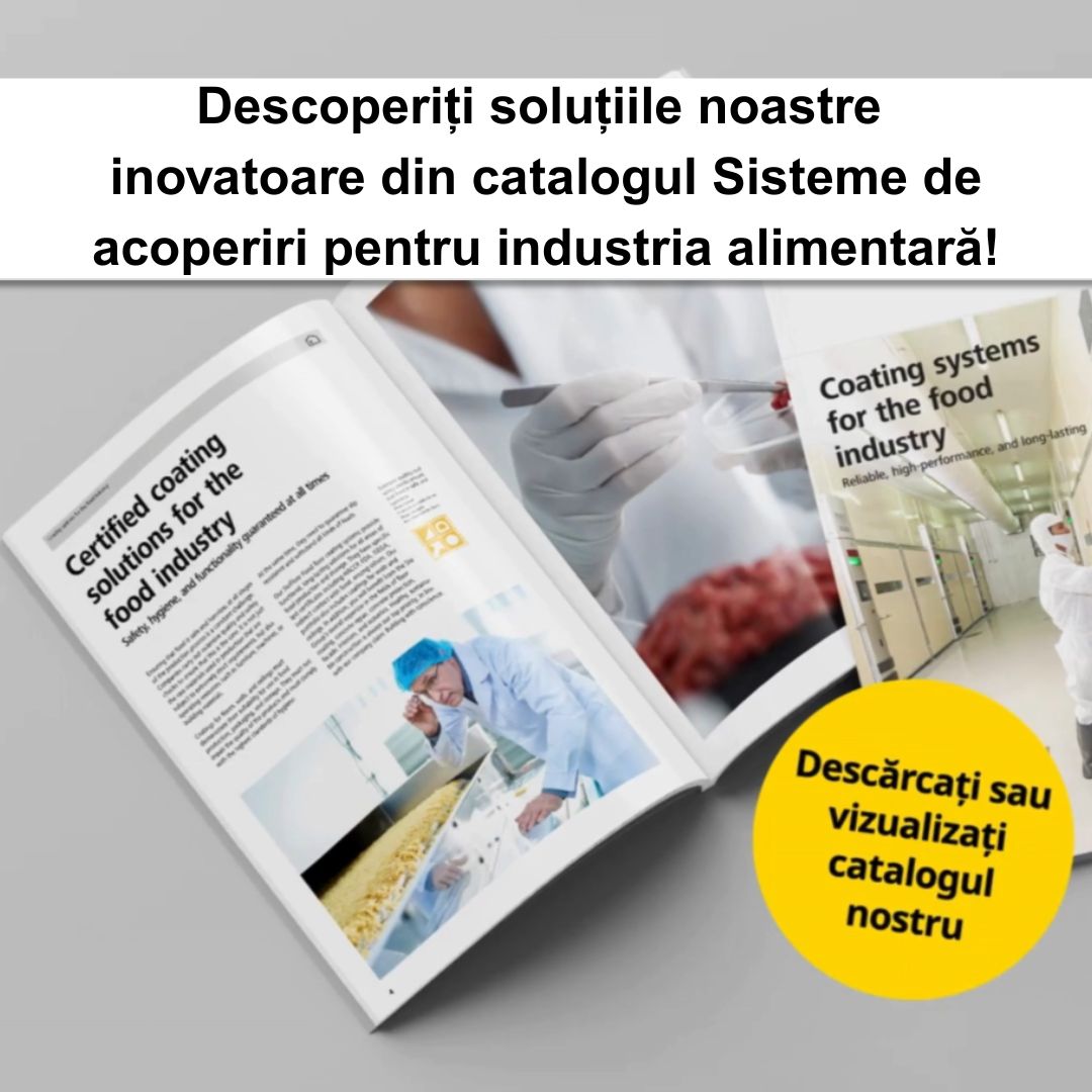 Noutate! Catalog Sisteme de acoperiri pentru industria alimentară