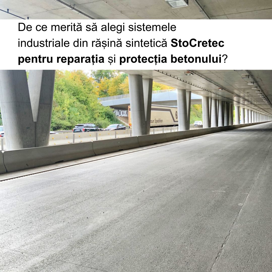 De ce merită să alegeți sistemele din rășini sintetice industriale StoCretec pentru reparația și pro
